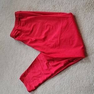 Red Insanity Leggings sz 1X XL L M NWT Measurements included Runs small